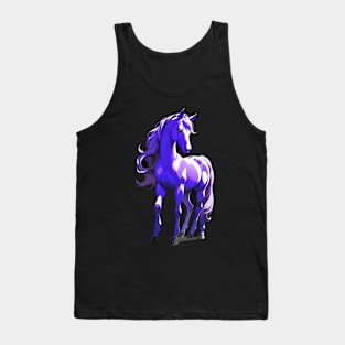 Purple Fantasy Horse Tank Top